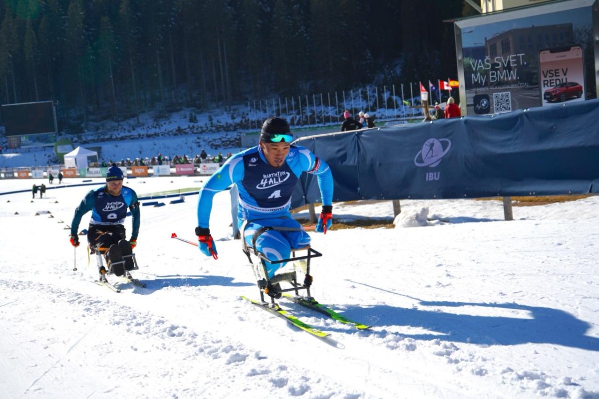 Ербол Хамитов пара биатлоннан әлем чемпионы атанды