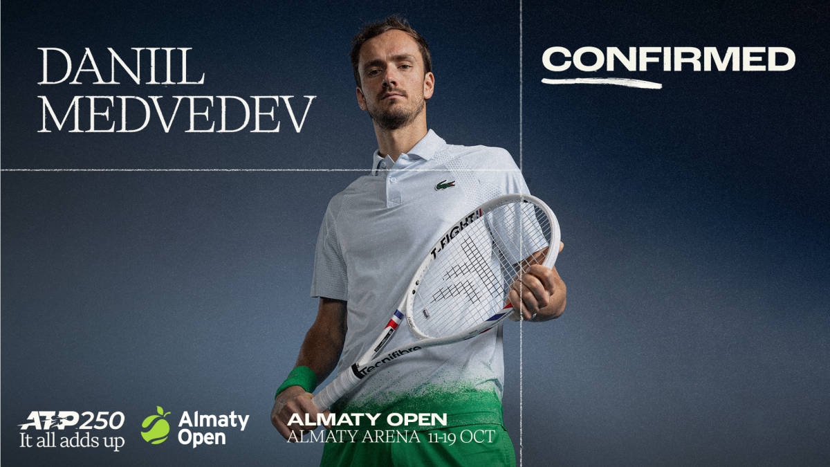 ATP250 Almaty Open турнирінде Ресейдің бірінші ракеткасы ойнайтын болды