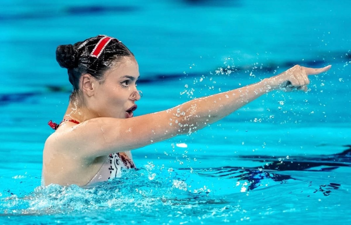 Карина Магрупова әртістік жүзуден әлем чемпионатының финалында өнер көрсетті