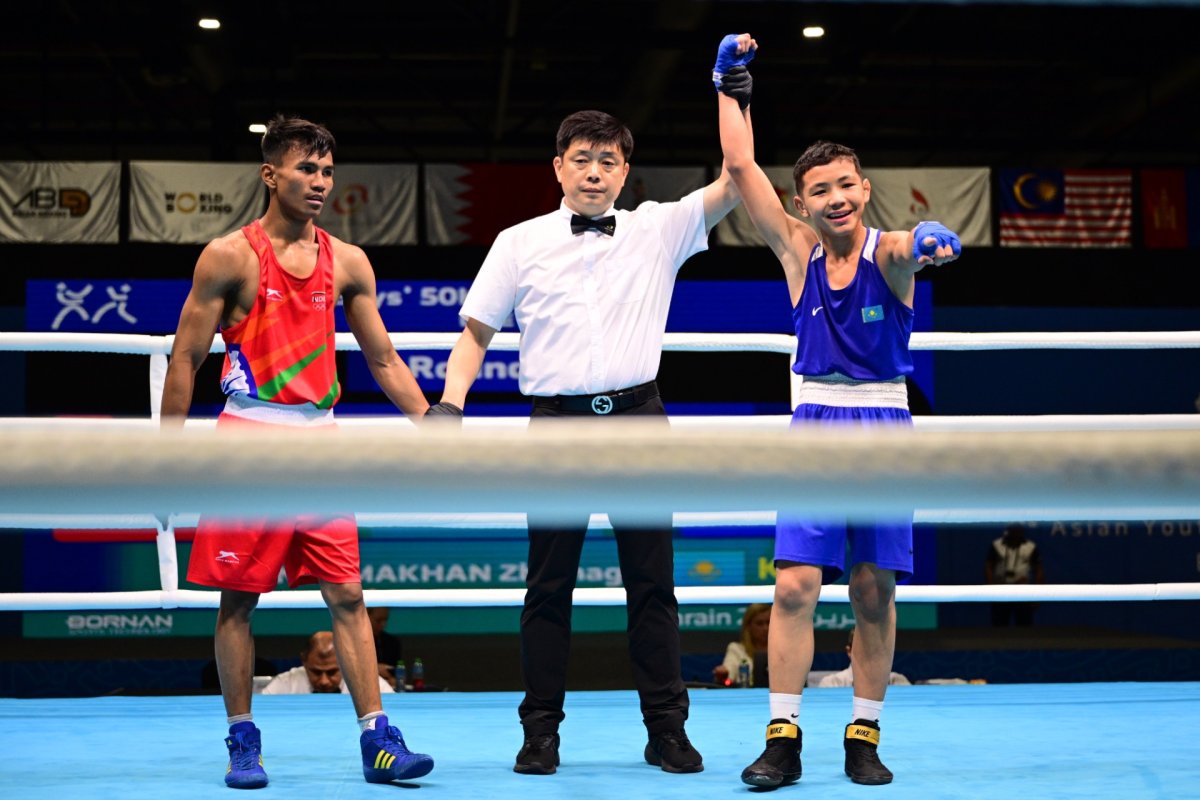 Боксшы Жұмағали Нұрмахан жасөспірімдер Азиадасында топ жарды