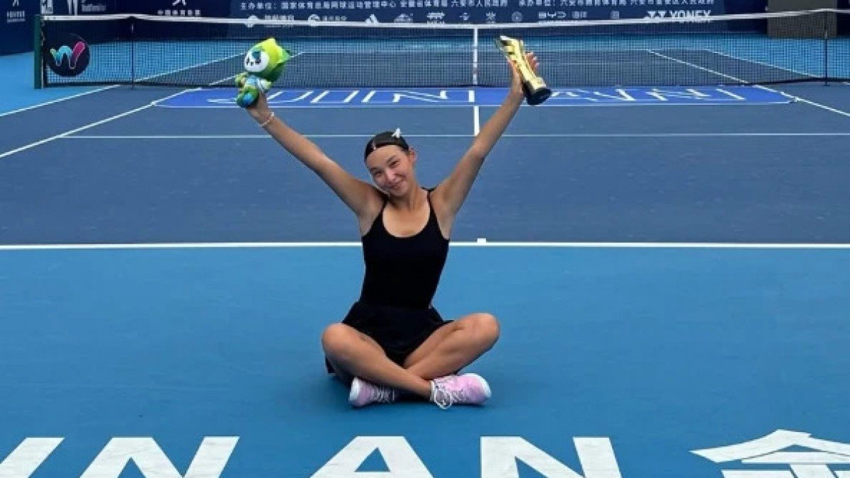 Теннисші Аружан Сағындықова Үндістандағы турнирде жеңіске жетті