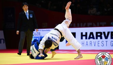 Дзюдошы Нұраділ Әлжан Азия чемпионатының жартылай финалына шықты